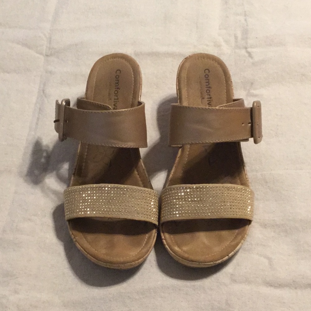 Comfortiva Almond Sandal 10W